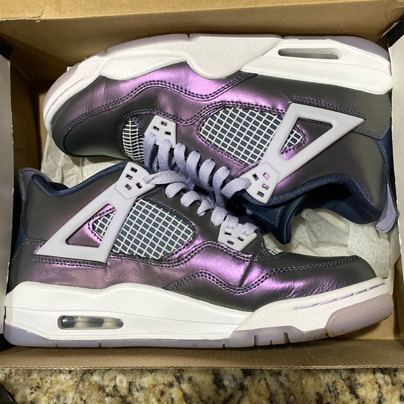 Nike Other - *SOLD* Host Pick!!🎉 2019 Air Jordan 4 Retro SE GS 'Monsoon Blue’  Size 7Y